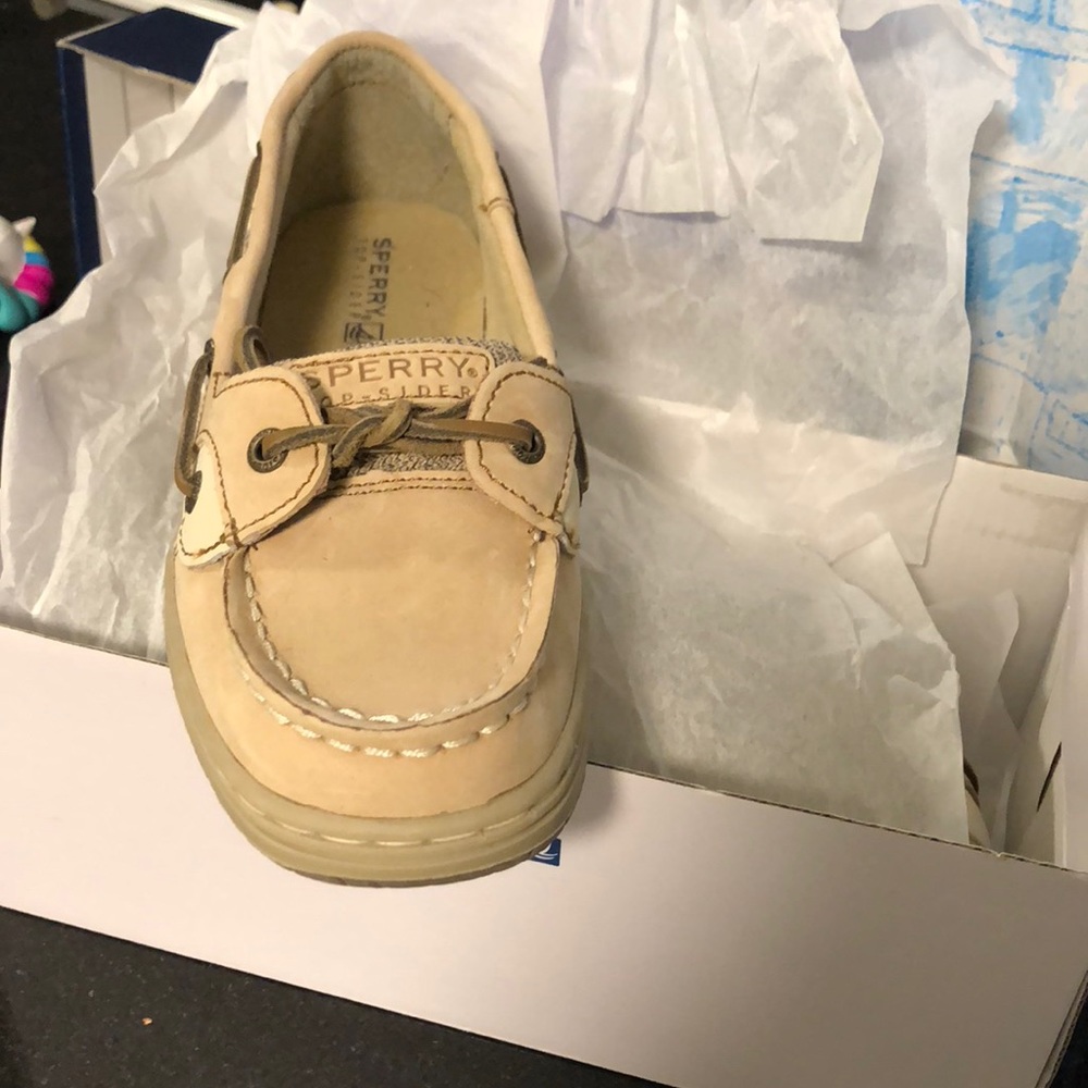 Sperry Top Siders. Angelfish Linen/oat